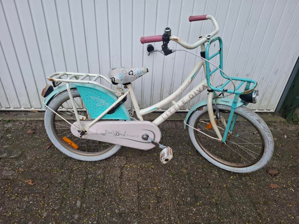 Leuke meisjesfiets, 20 inch, Ophalen, Gebruikt, Handrem, Diva
