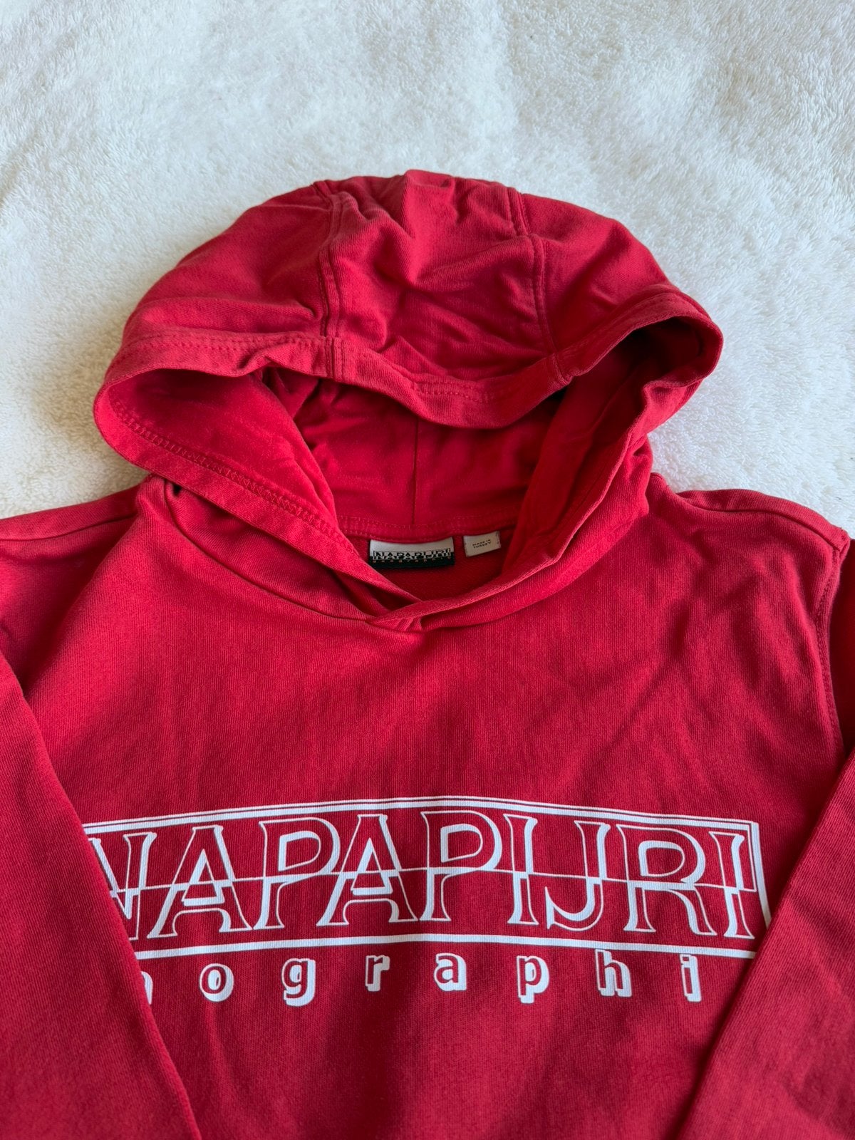 Trui met capuchon merk napapijri maat 152 in nette staat, Ophalen of Verzenden, Zo goed als nieuw, Jongen, Trui of Vest