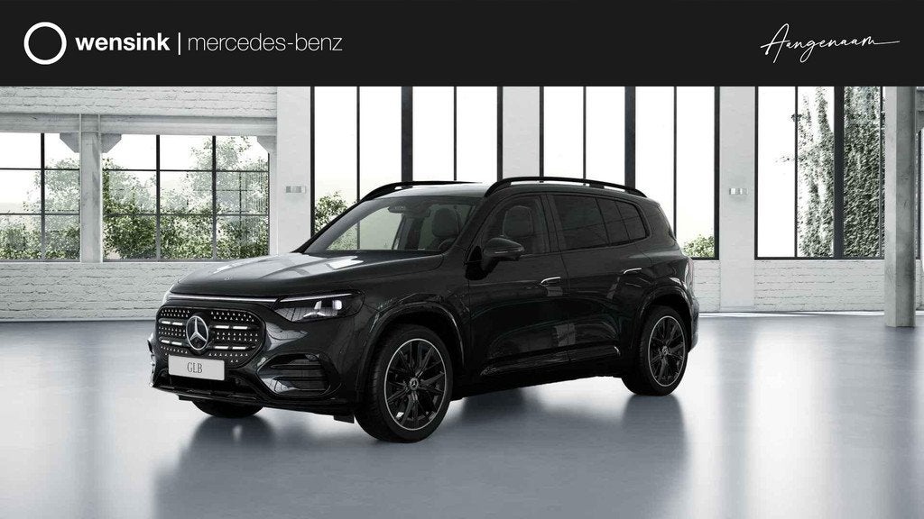 Mercedes-Benz GLB 250+ Business Solution AMG 85.5 kWh | Prem, Auto's, Mercedes-Benz, Achterwielaandrijving, Zwart, 607 km, Zwart
