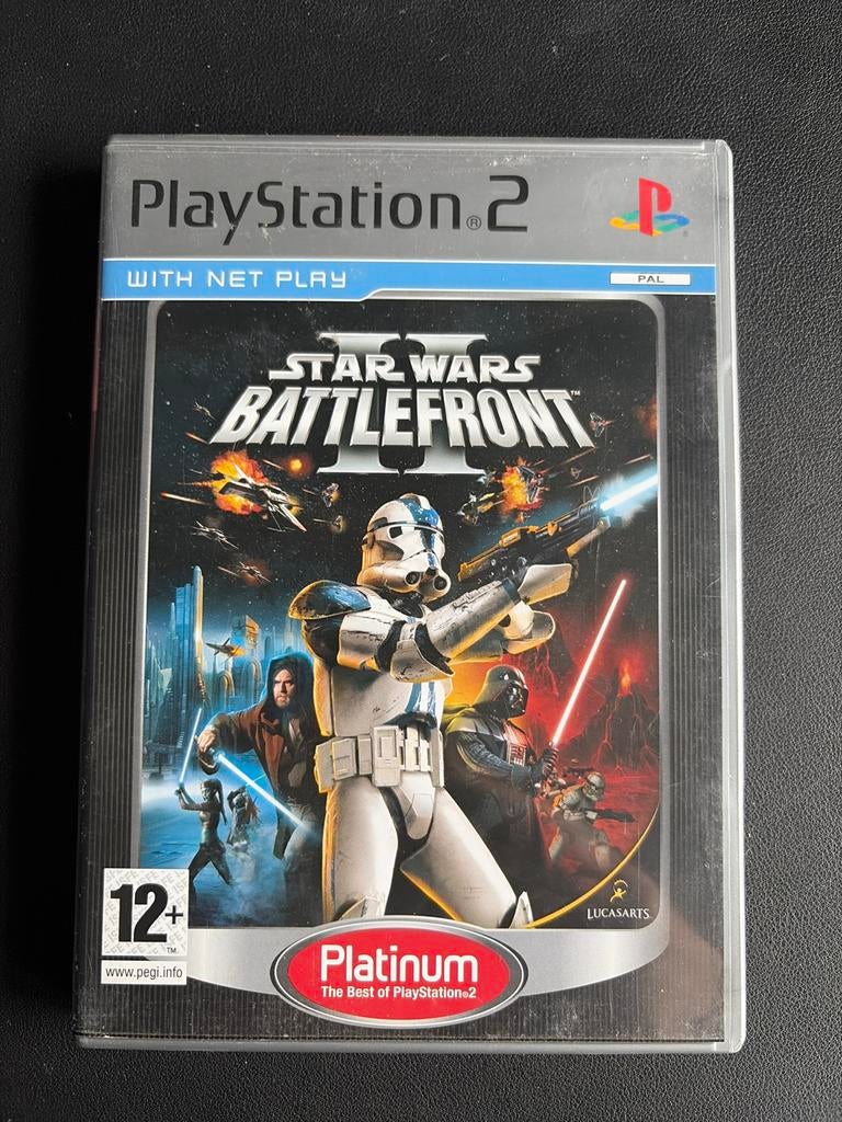 Star Wars Battlefront 2 PS2 (Platinum) inclusief boekje, Gebruikt, Shooter, 1 speler, Eén computer