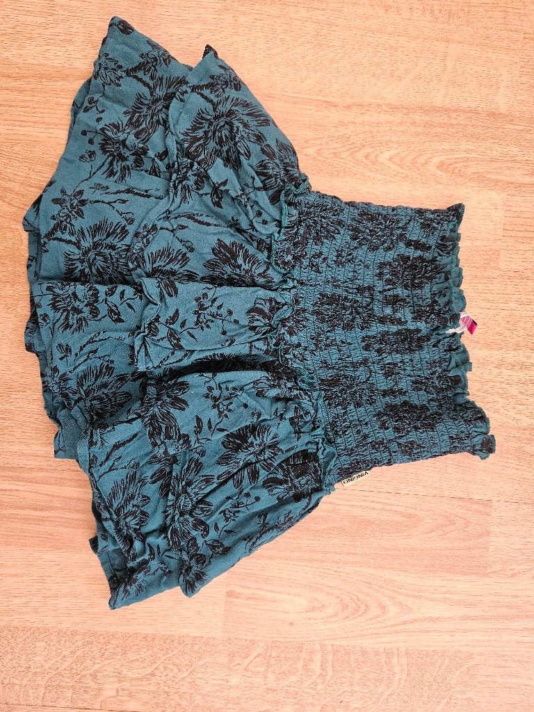Leuke Vingino rok groen met zwart patroon, maat 140, Kinderen en Baby's, Kinderkleding | Maat 140, Meisje, Ophalen of Verzenden