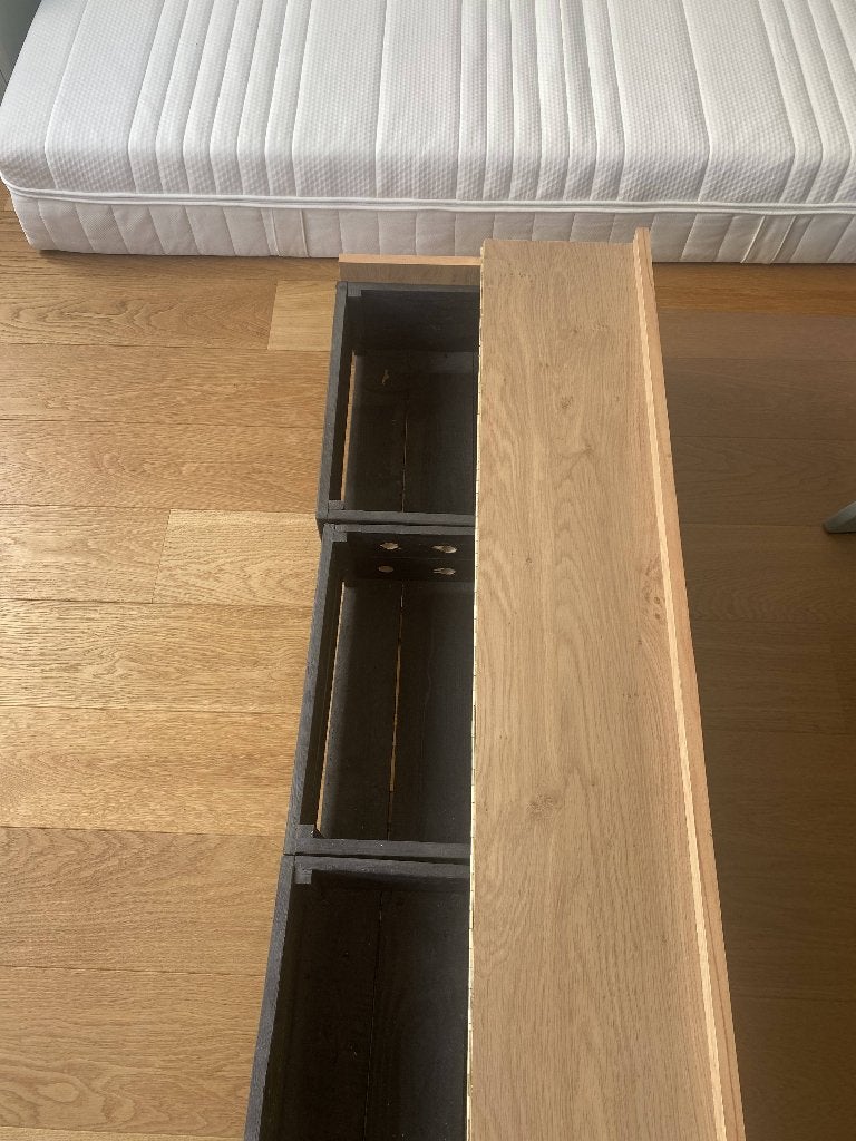 lage ladekast 140 bij 51 cm, Ophalen, Gebruikt, 100 tot 150 cm, 3 of 4 laden