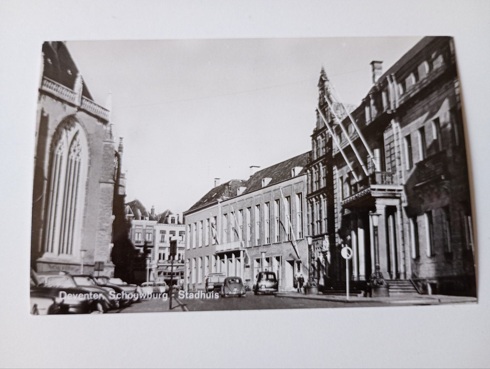 Deventer Schouwburg Stadhuis Auto's, Ophalen of Verzenden, 1960 tot 1980, Ongelopen, Overijssel