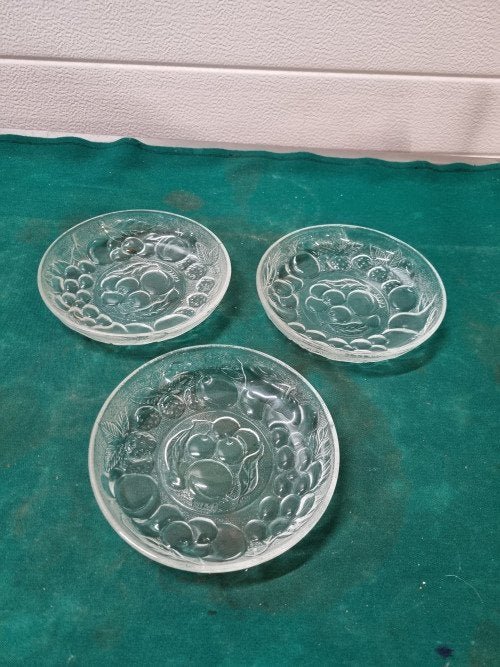 schaaltjes drie stuks glas italy, Ophalen of Verzenden