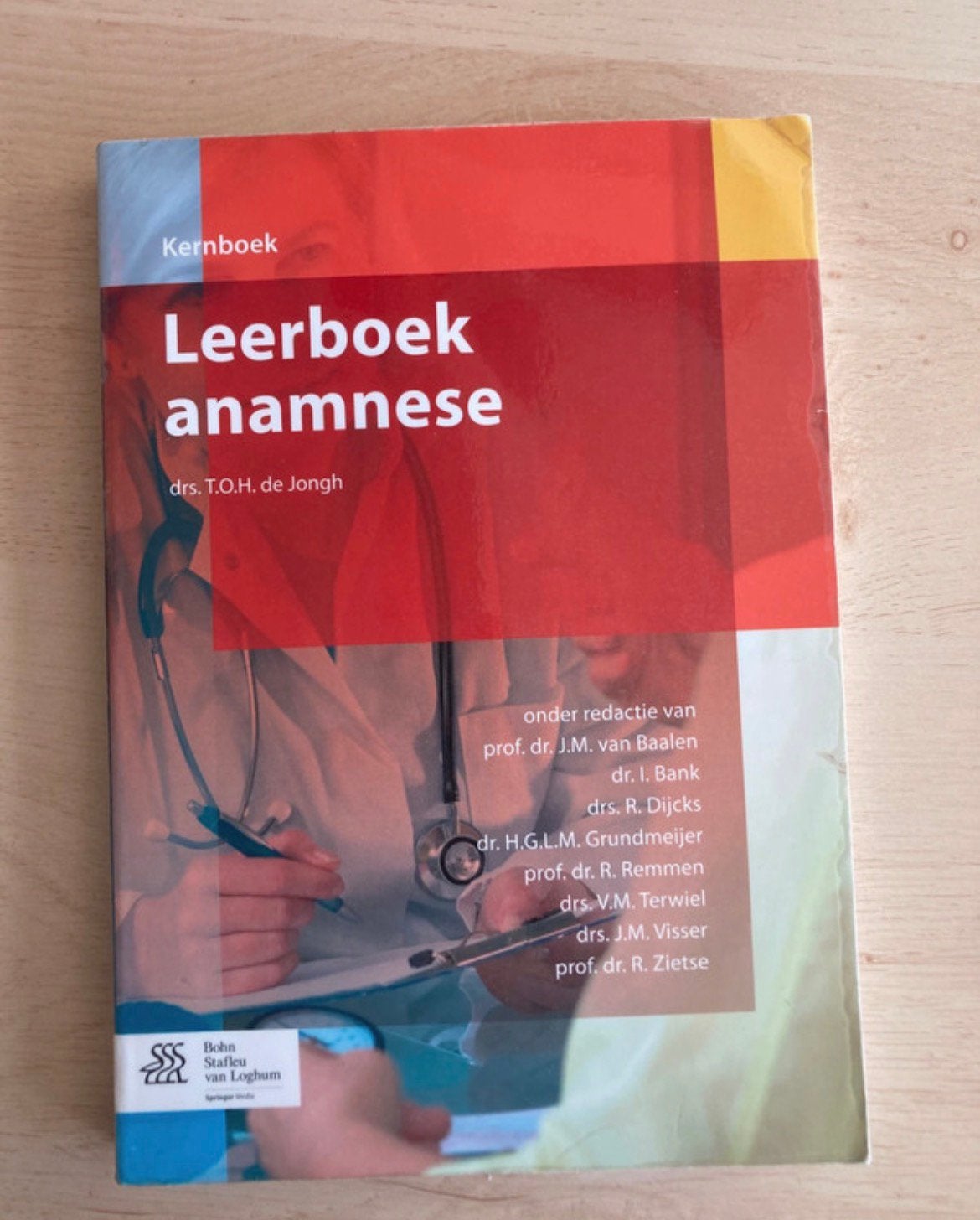 Leerboek anamnese, Boeken, Ophalen of Verzenden, Beta, Zo goed als nieuw, WO