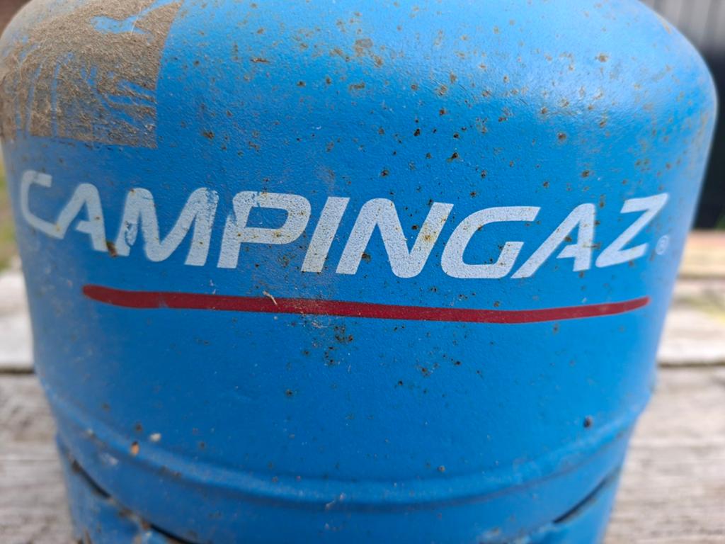 Campingaz 1,8 liter gasfles (leeg), Ophalen of Verzenden, Gebruikt