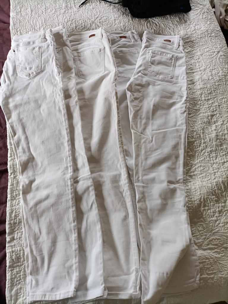 Gratis witte skinny broeken XS, Ophalen, Gedragen, Maat 34 (XS) of kleiner