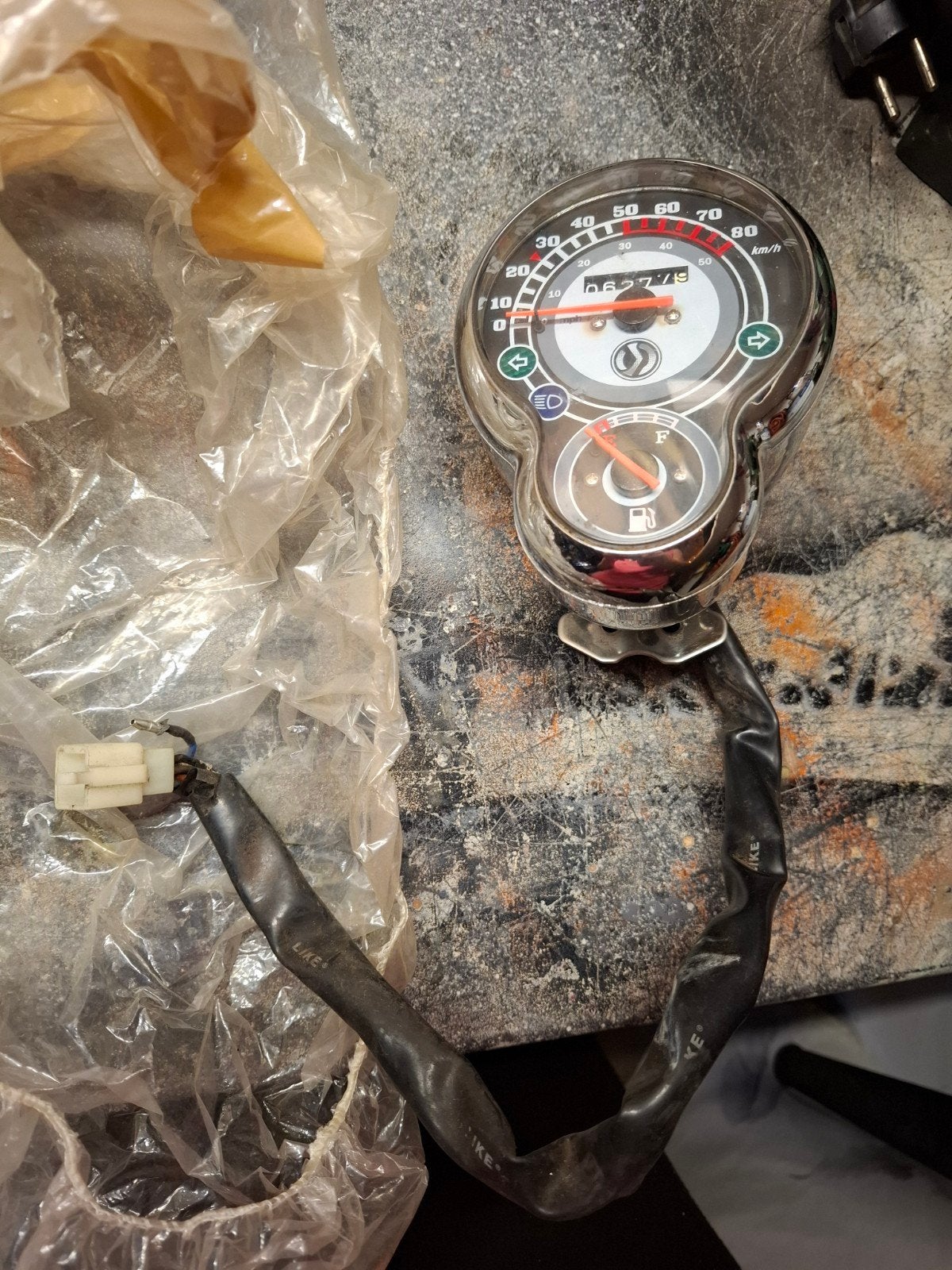 sym kilometer teller compleet, Ophalen of Verzenden, Zo goed als nieuw, Overige typen, Kymco