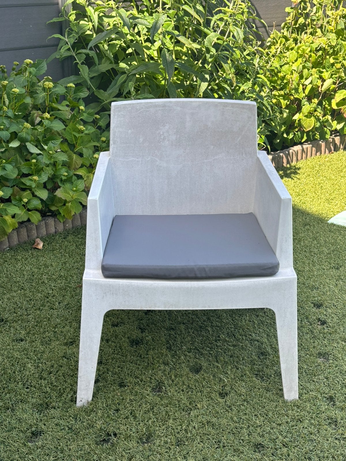 4x box tuinstoel met kussens, Tuin en Terras, Tuinstoelen, Zo goed als nieuw, Kunststof, Ophalen