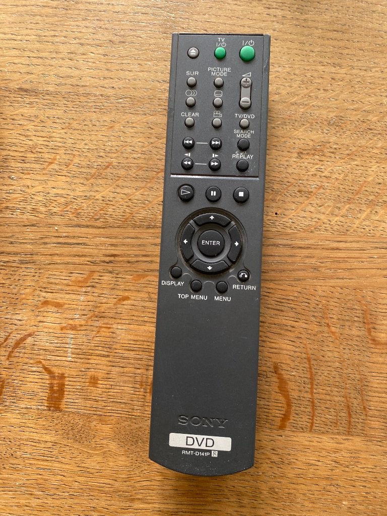 Sony afstandsbediening rmt-d141p, Ophalen of Verzenden, Zo goed als nieuw, Origineel, Dvd