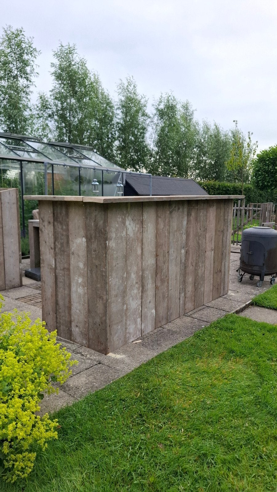 Bar stijgerhout demontabel - te koop/te huur, Huis en Inrichting, Barren, Zo goed als nieuw, Ophalen