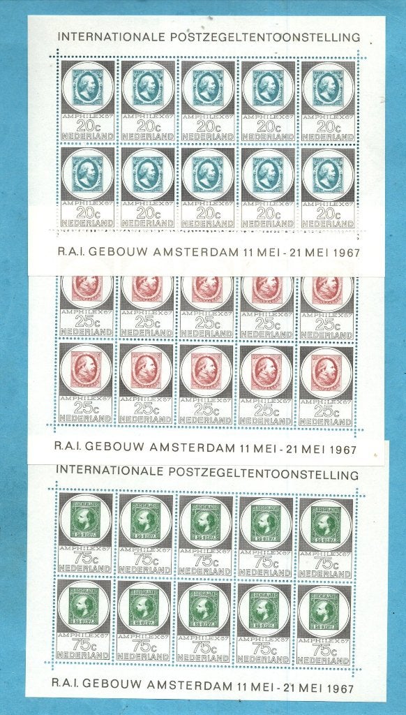 Nederland postfris *** Amphilex 67 - 886/88 - Q149, Ophalen of Verzenden, Postfris