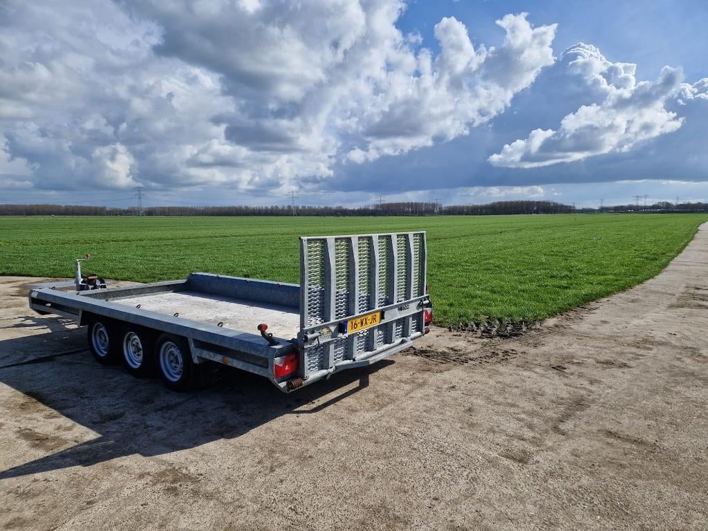 Hulco machinetransporter, Auto diversen, Aanhangers en Bagagewagens, Ophalen, Gebruikt