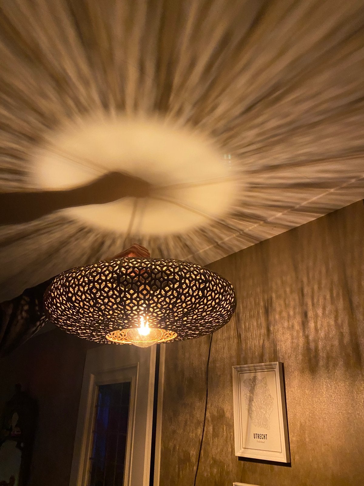 Aangeboden 16 metalen hanglampen, Huis en Inrichting, Lampen | Hanglampen, Ophalen of Verzenden