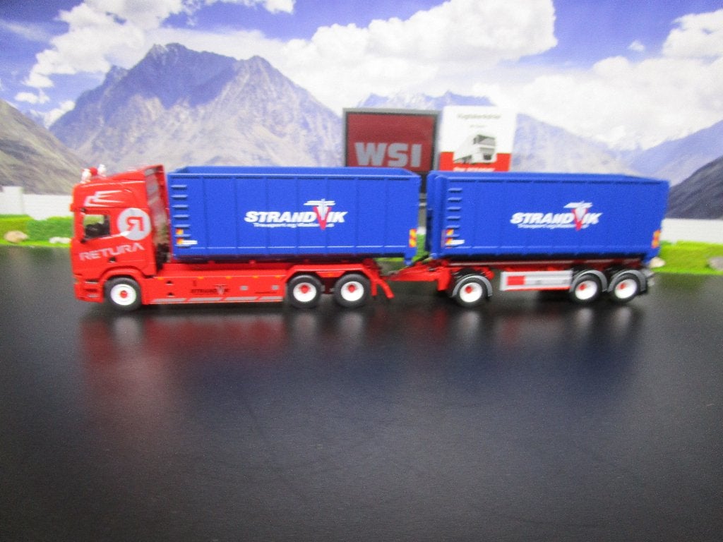 nieuw wsi retura scania r container 2x 40m3, Ophalen of Verzenden, Nieuw, Bus of Vrachtwagen, Wsi