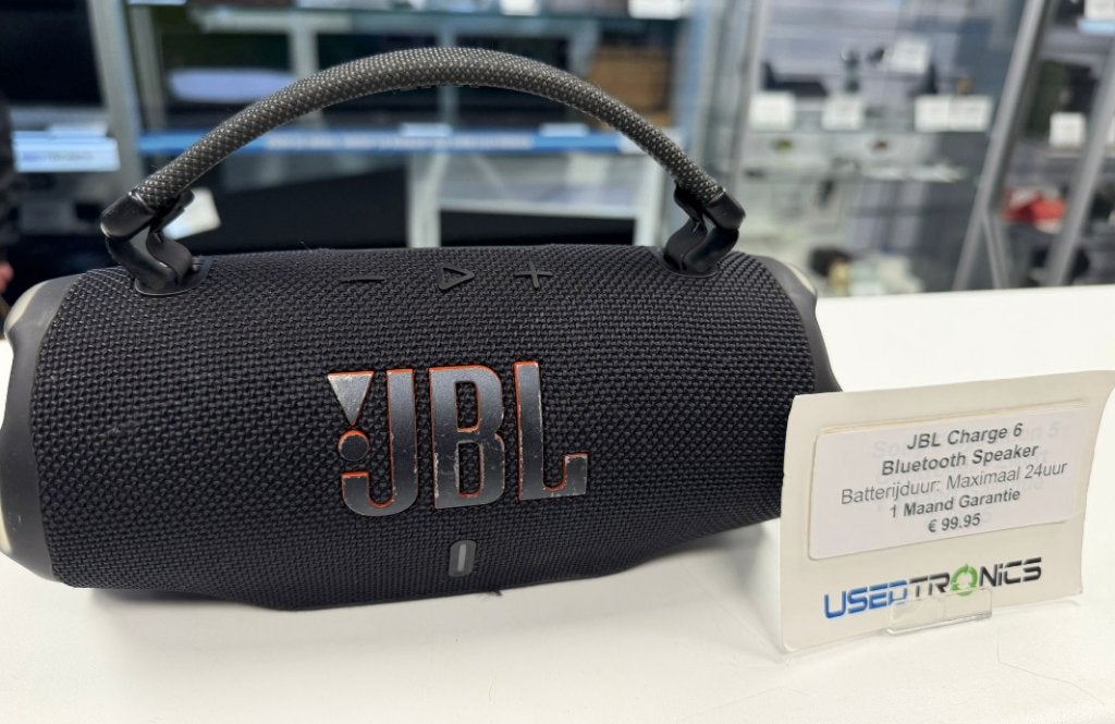 JBL Charge 6 - Zwart | Bluetooth Speaker, Gebruikt, JBL, Overige typen, Ophalen of Verzenden