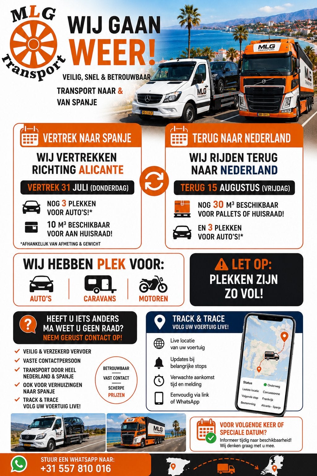 AUTO TRANSPORT & HUISRAAD NAAR SPANJE, Koeriersdiensten