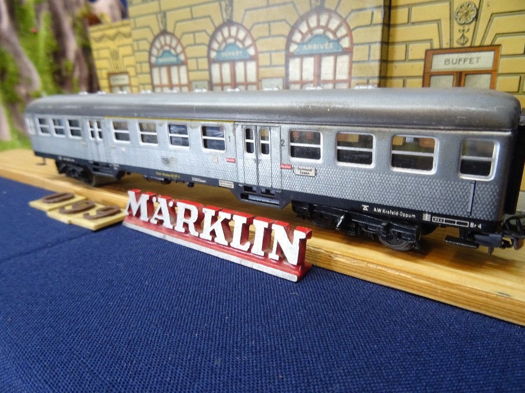 099=Marklin 4043-1 rijtuig van de Duitse spoorwegen.159, Wisselstroom, Gebruikt, Wagon, Ophalen of Verzenden