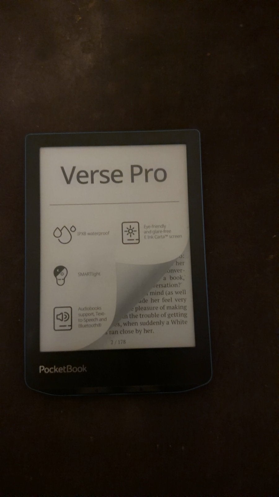 PocketBook Verse Pro e-reader - Zo goed als nieuw, Bluetooth, 6 inch of minder, Ophalen of Verzenden, Zo goed als nieuw