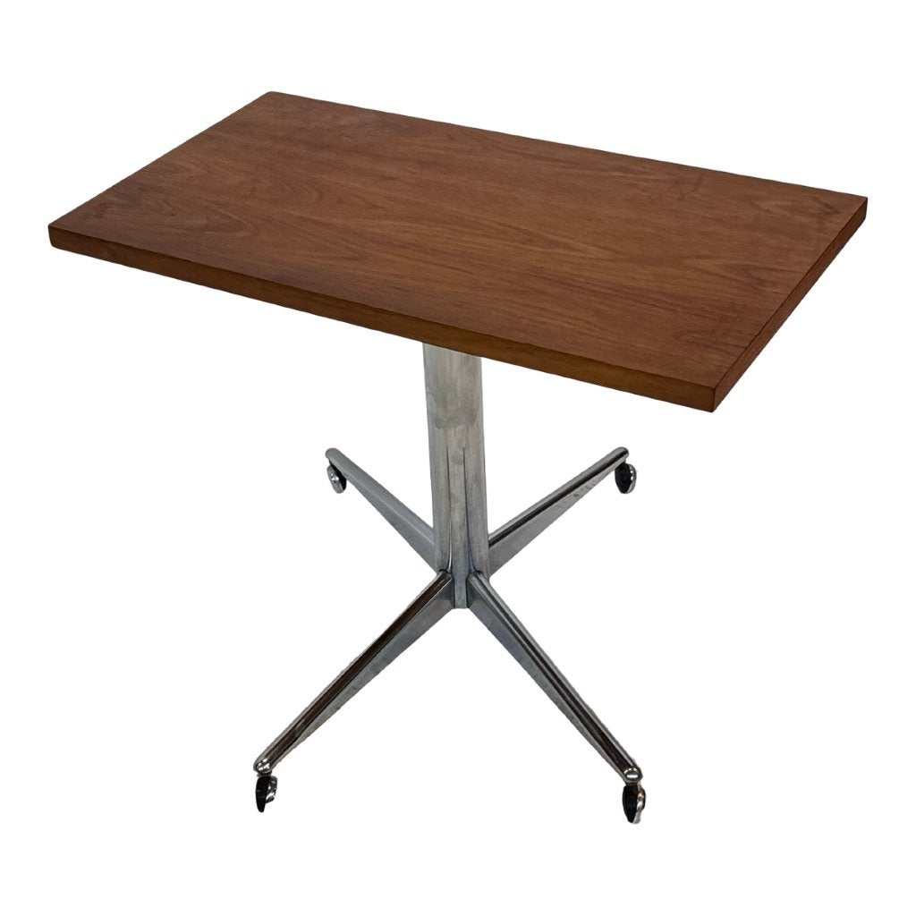 Vintage Bijzettafeltje Jaren 70 Design Tv Audio Meubeltje, Minder dan 55 cm, Gebruikt, Vintage bijzettafeltje, Rechthoekig