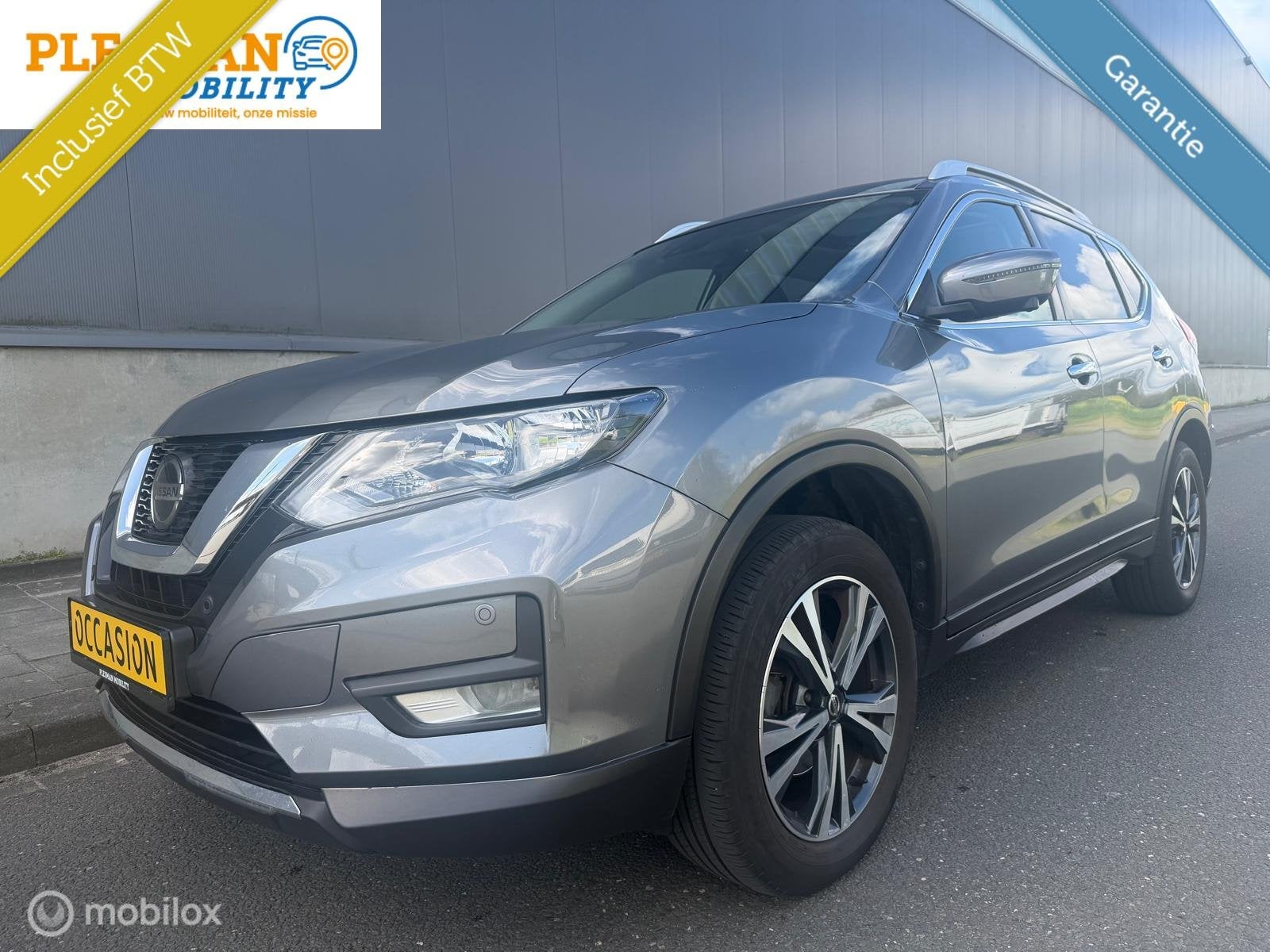 Nissan X-Trail,1.3 DIG-T N-Connect Aut, Schuifkanteldak., Stof, Gebruikt, 4 cilinders, Parkeersensor