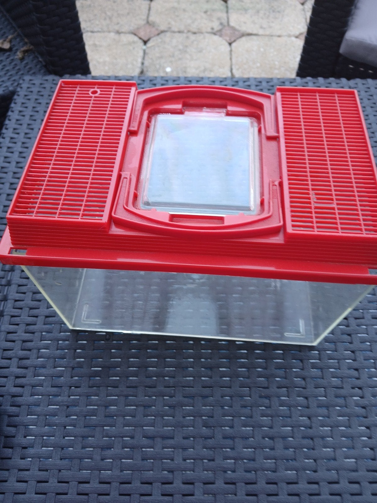 Kleine bak voor kleine beestjes., Ophalen