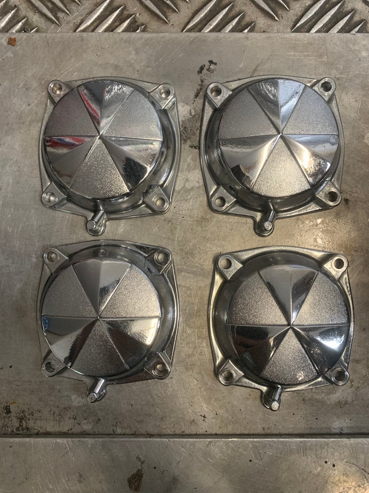 4 carburateur deksels Yamaha Vmax 1200, Ophalen of Verzenden, Gebruikt