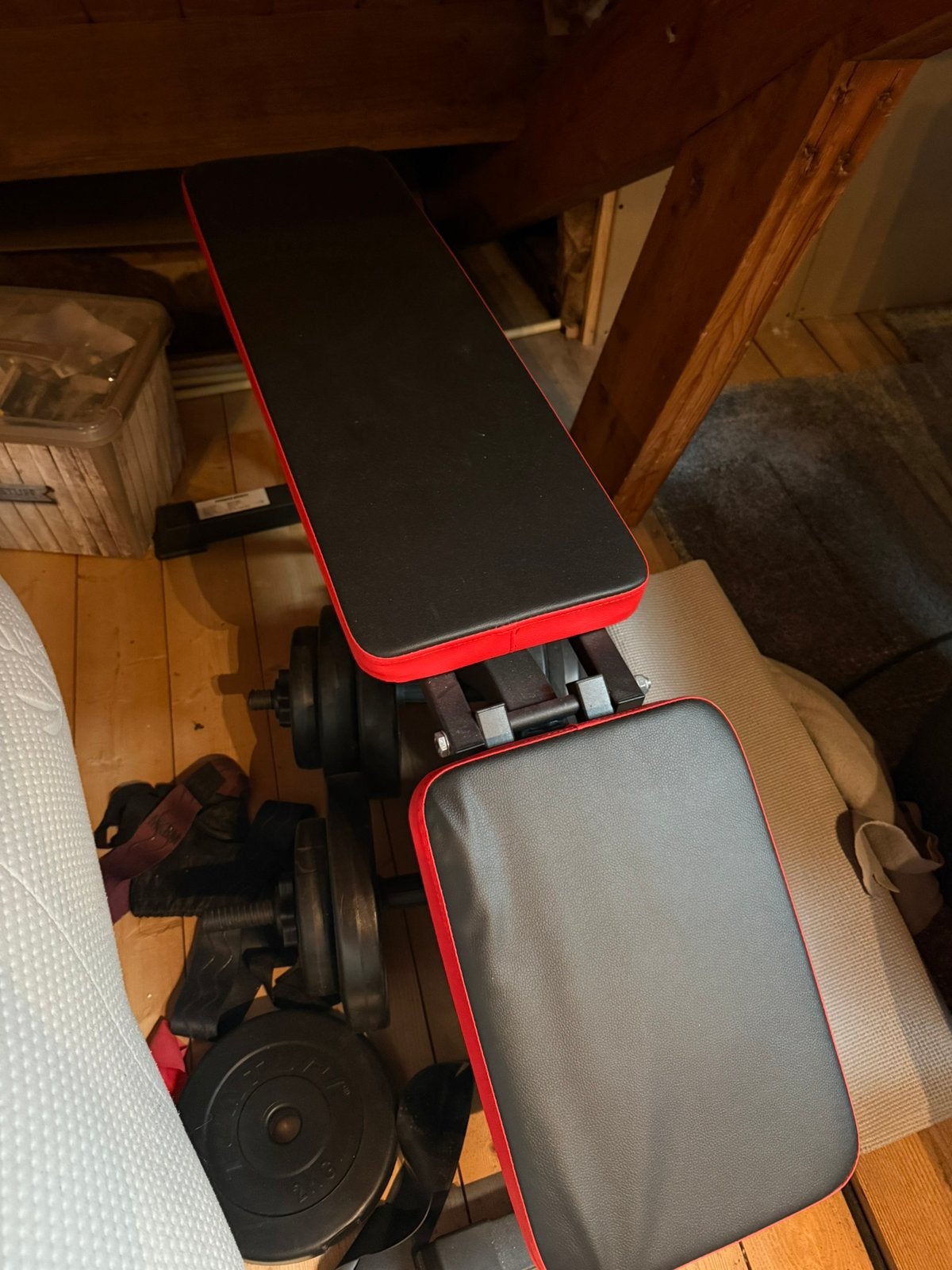 Sport bank gym, Sport en Fitness, Fitnessmaterialen, Ophalen, Zo goed als nieuw, Fitnessbank