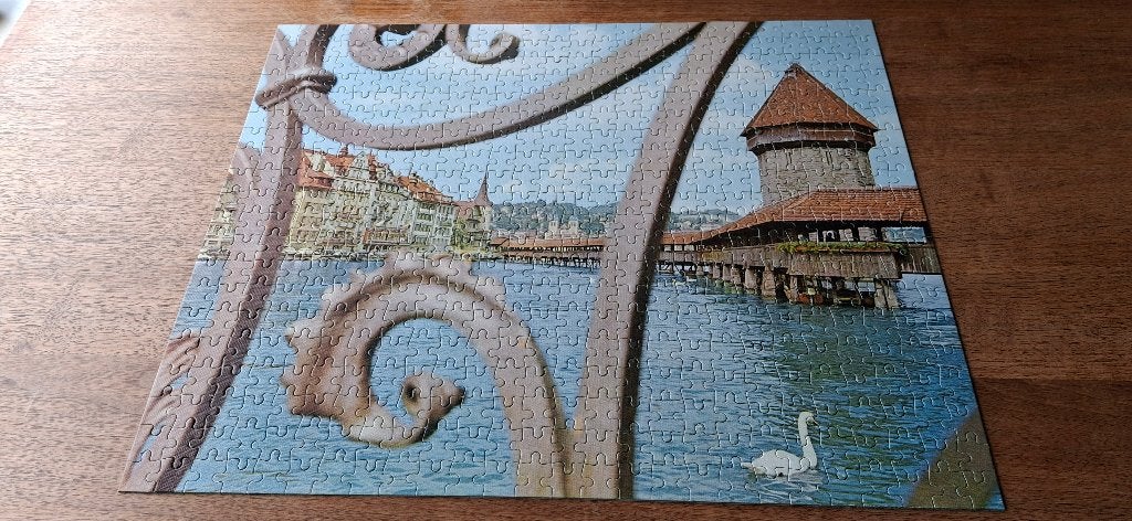 Puzzel van 520 stukjes (oudje), Ophalen of Verzenden, 500 t/m 1500 stukjes, Gebruikt, Legpuzzel