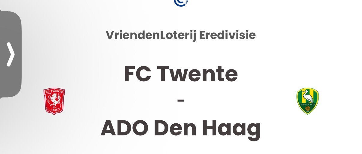 Fc Twente - Ado Den haag 2 kaarten, Twee personen, Overige soorten