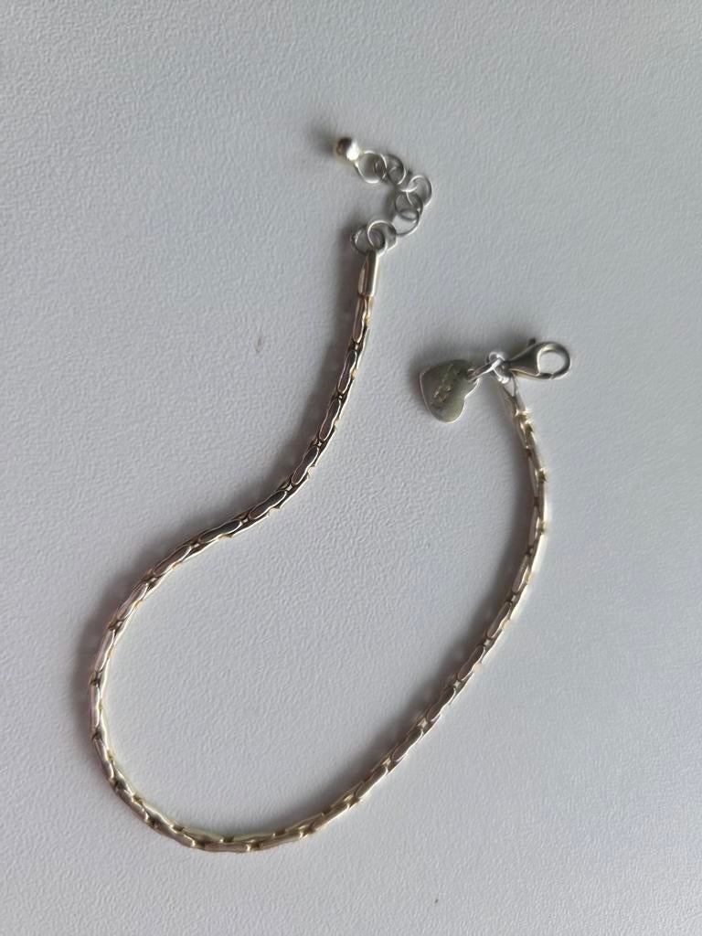 Zinzi armband zilverkleurig, Ophalen of Verzenden, Zo goed als nieuw, Zilver, Navelpiercing