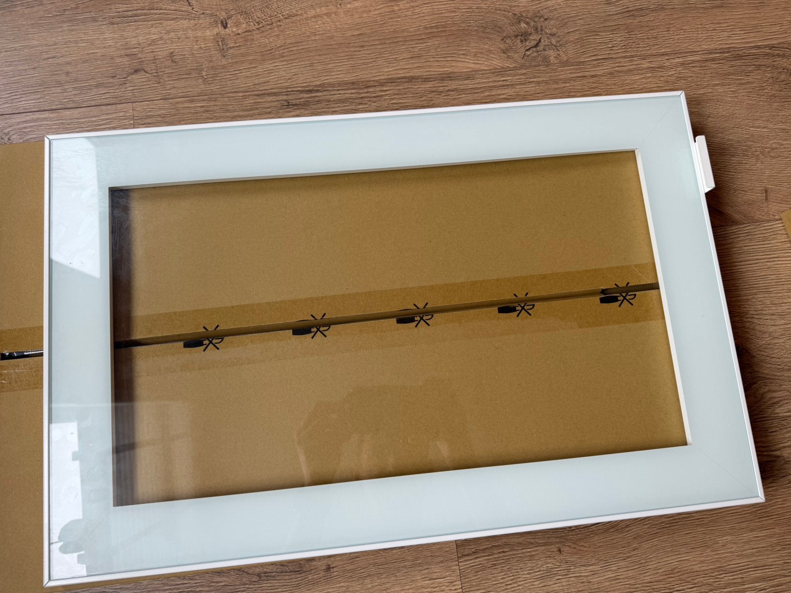 Ikea Glassvik deurtje 60x38cm WIT/LICHTGROEN, Doe-het-zelf en Verbouw, Minder dan 25 mm, Ophalen of Verzenden, Zo goed als nieuw