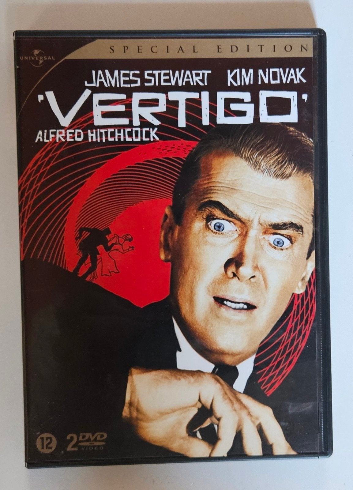 Vertigo (1958), Alfred Hitchcock (Special Edition 2 DVD), Cd's en Dvd's, Nederlands, Ophalen of Verzenden, Inclusief doosje, Vanaf 12 jaar