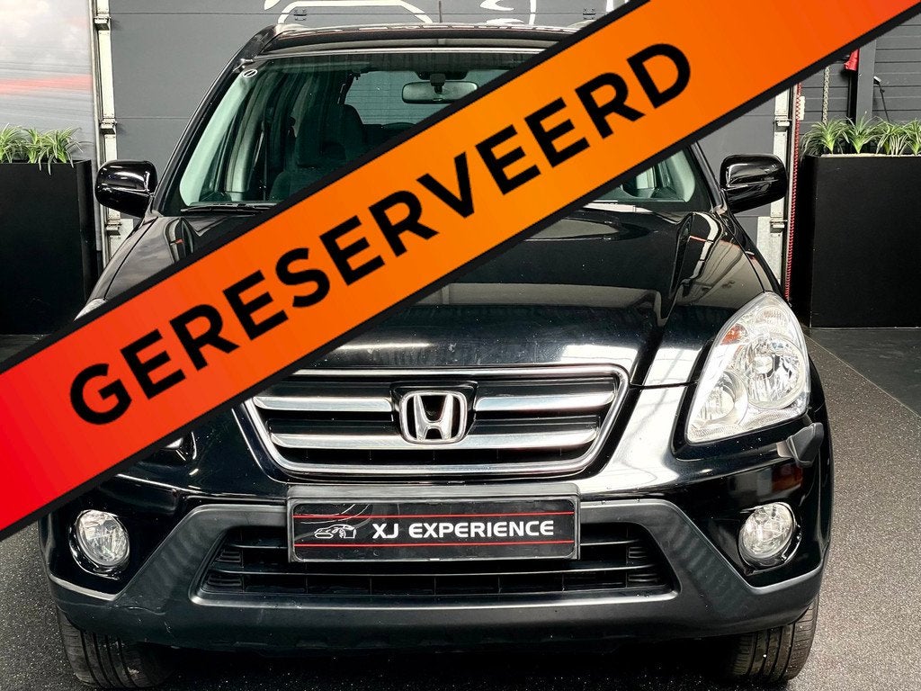 Honda CR-V 2.0i ES AWD AIRCO TREKH 150 PK, 1473 kg, Stof, Gebruikt, Zwart