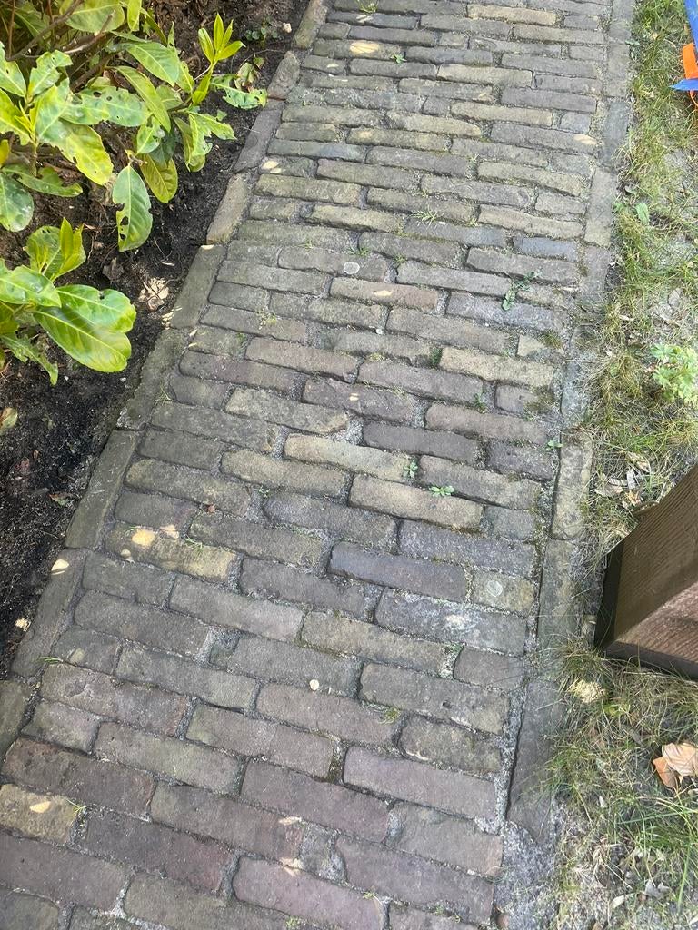 Waaltjes • 3,8m2 • handgebakken • klinkers • oud hollands, Tuin en Terras, Tegels en Klinkers, Overige materialen, Gebruikt, Klinkers