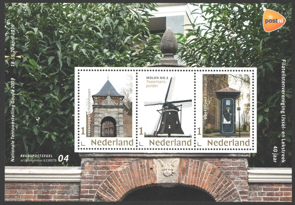 Postzegels Nationale Tentoonstelling Gouda 2019 (4), Ophalen of Verzenden, Na 1940, Postfris