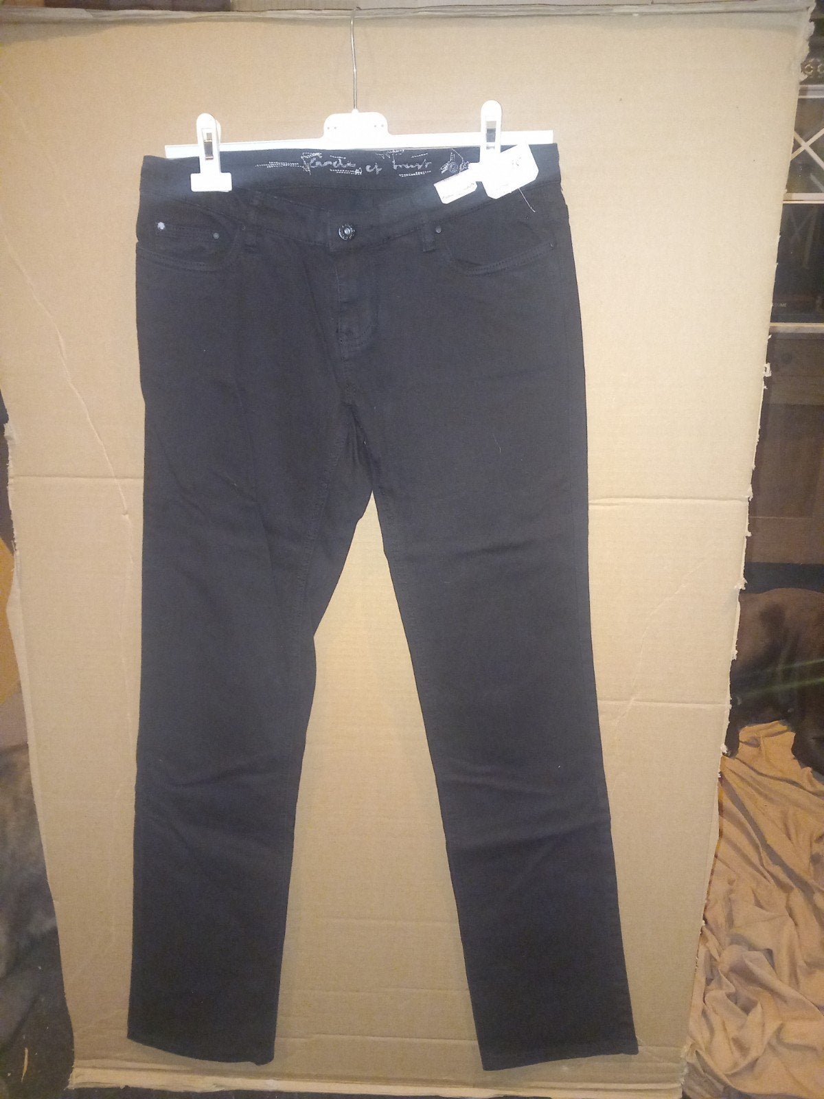 zwarte straight dames circle of trust broek W29 en W31, Zwart, Nieuw, Ophalen of Verzenden, Lang