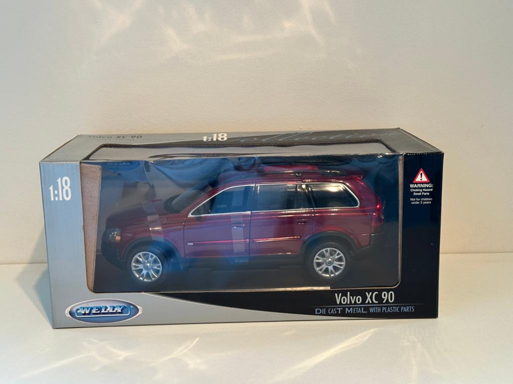 Volvo XC90 V8 | Welly | schaal 1:18 | Gloednieuw!, Ophalen of Verzenden, Nieuw, Auto, Welly
