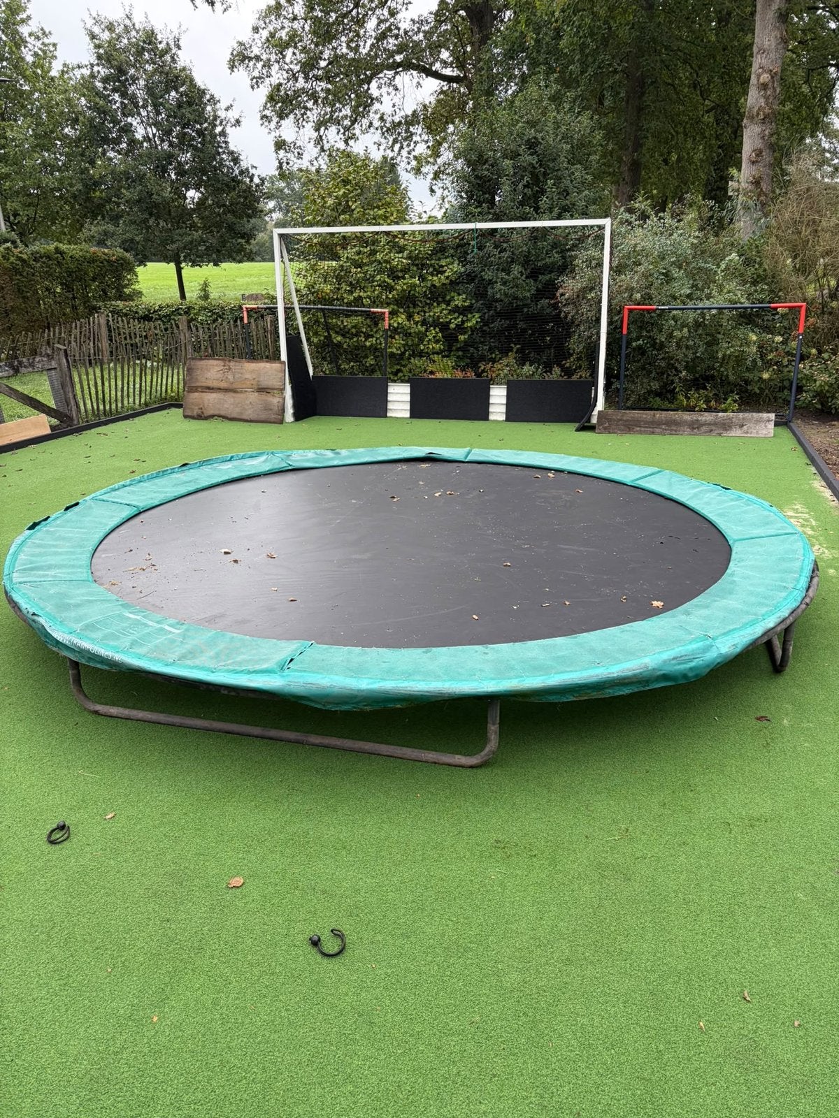 Inbouw trampoline Magic Circle Pro 3,5m, Ophalen, Gebruikt