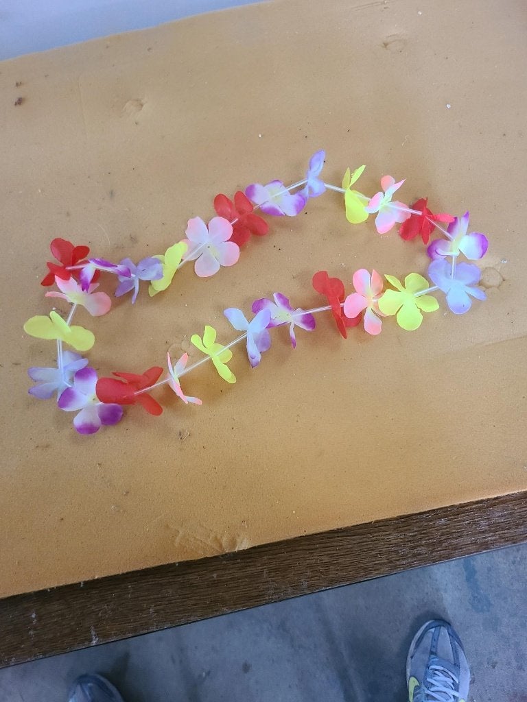 hawai krans, Ophalen of Verzenden, Zo goed als nieuw, Feestartikel