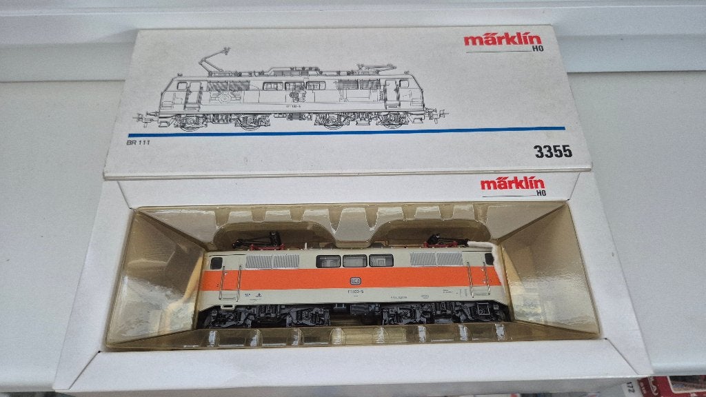 Marklin H0 3355 Electrische Locomotief, Overige merken, Gelijkstroom of Wisselstroom, Brug, Tunnel of Gebouw, Ophalen of Verzenden