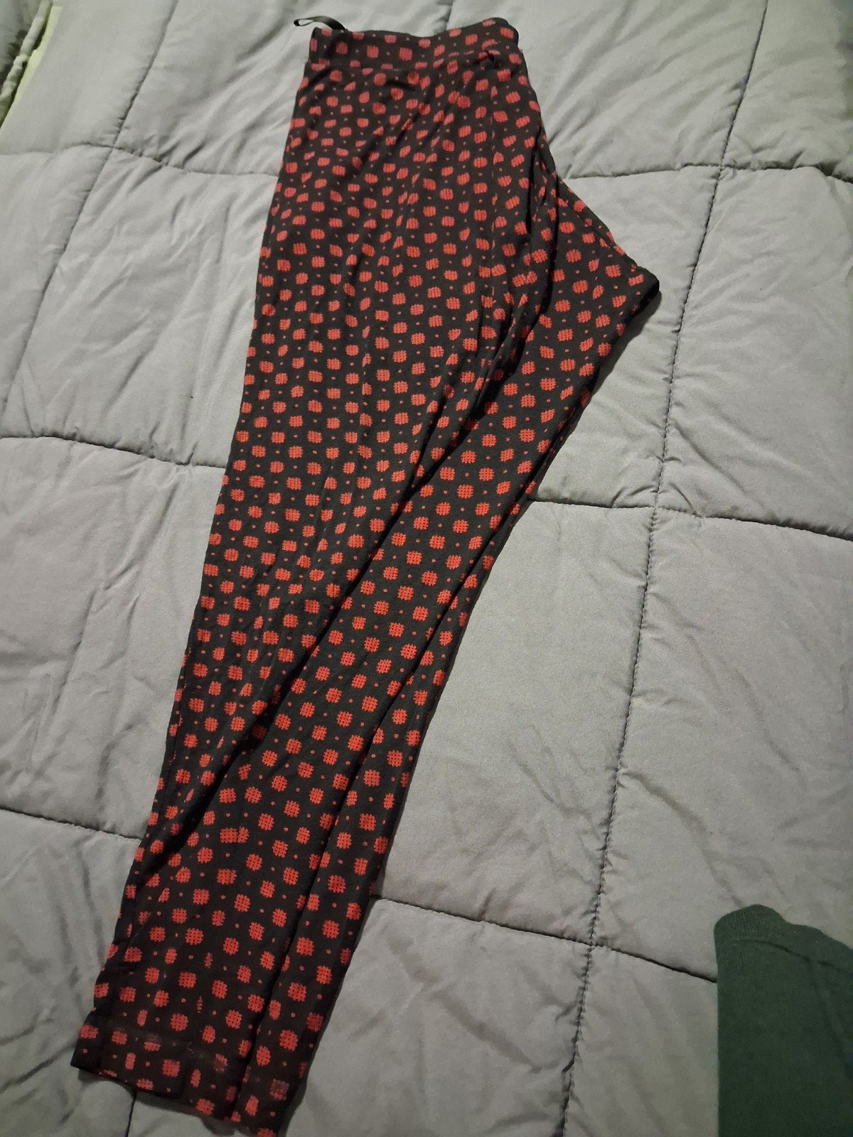 CoraKemperman broek maat XL rood geblokt igst., Verzenden, Maat 46/48 (XL) of groter, CoraKemperman, Lang