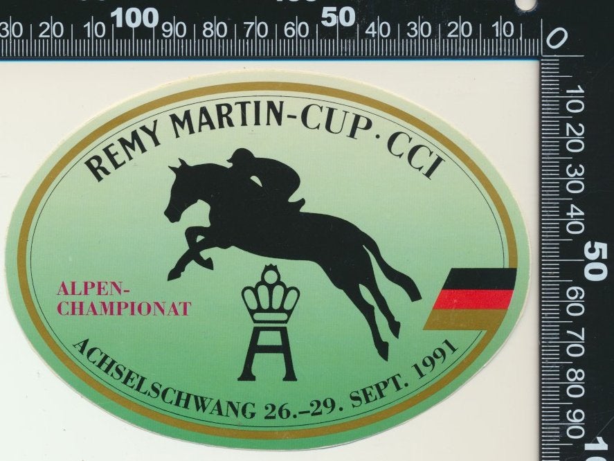 Sticker: Remy Martin Cup 1991 - Achselschwang, Ophalen of Verzenden, Zo goed als nieuw, Sport