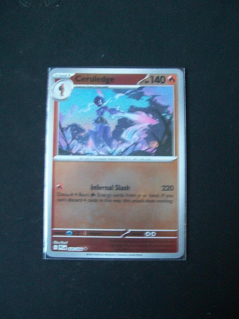 1690. Nieuwe Pokemon Kaart Holofoil CERULEDGE HP 140 020/094, Verzenden, Nieuw, Losse kaart, Foil