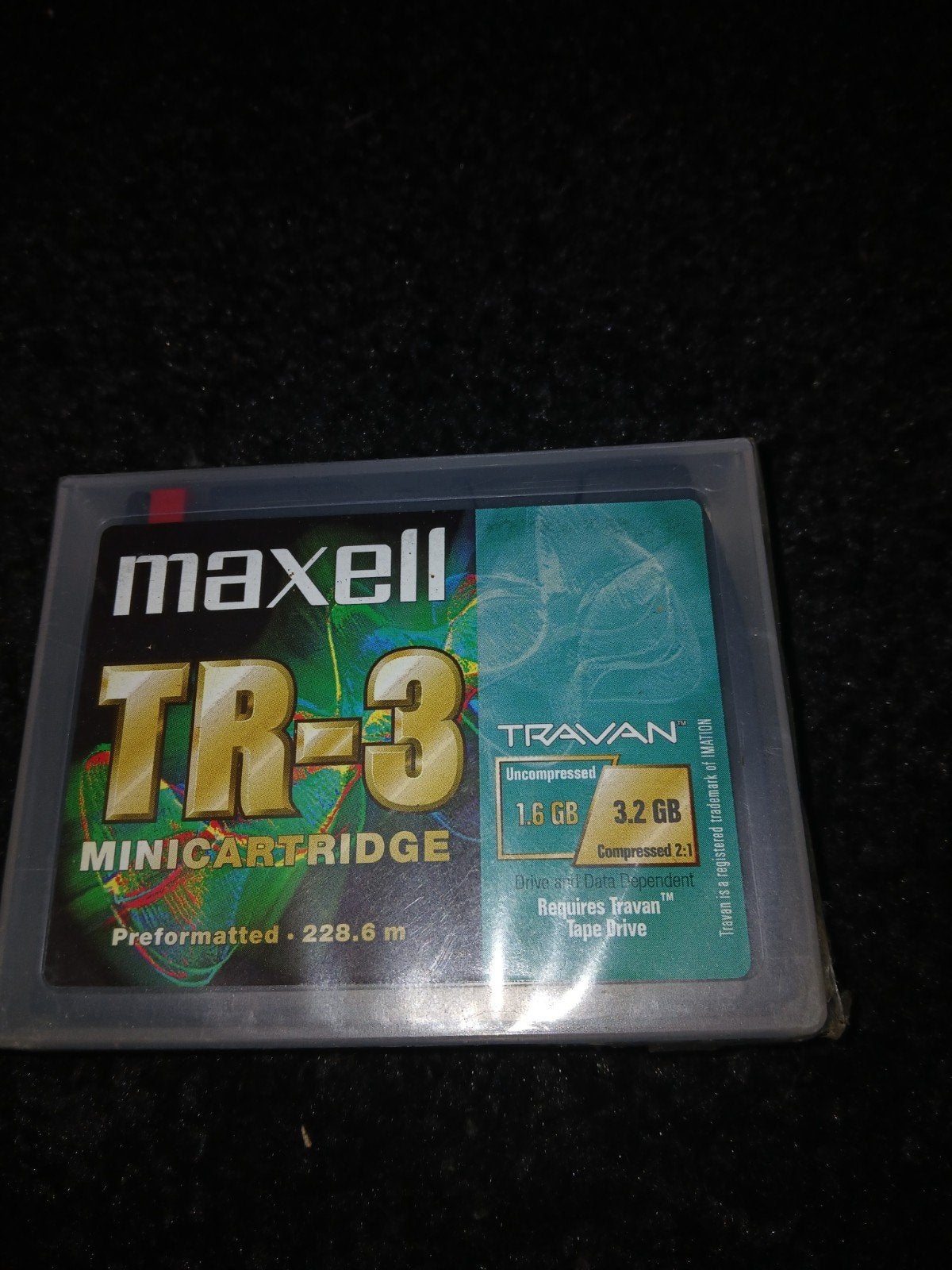 Maxell TR-3 Minicartridge - 1.6/3.2 GB Travan Tape, Intern, Gebruikt, Server, HDD