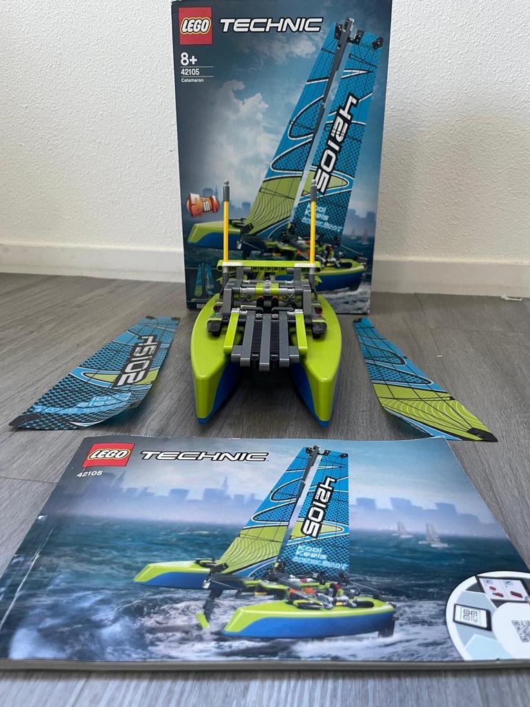 Lego Technic Speedboot/catamaran 2-in-1 (drijft echt!) 42105, Gebruikt, Lego, Ophalen of Verzenden, Technic