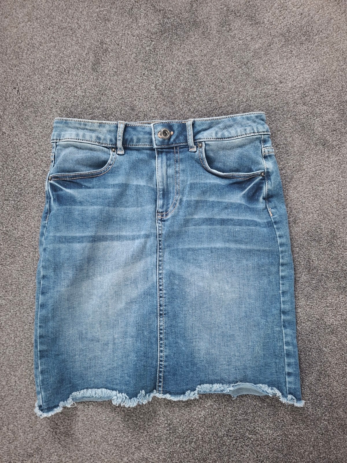 Pieces spijkerrok maat S, Kleding | Dames, Rokken, Blauw, Ophalen of Verzenden, Zo goed als nieuw, Maat 36 (S)