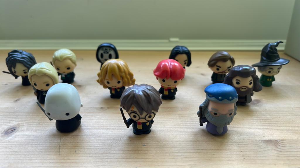 Harry Potter poppetjes/potloodachterkantjes, Verzamelen, Speelgoed, Ophalen, Zo goed als nieuw