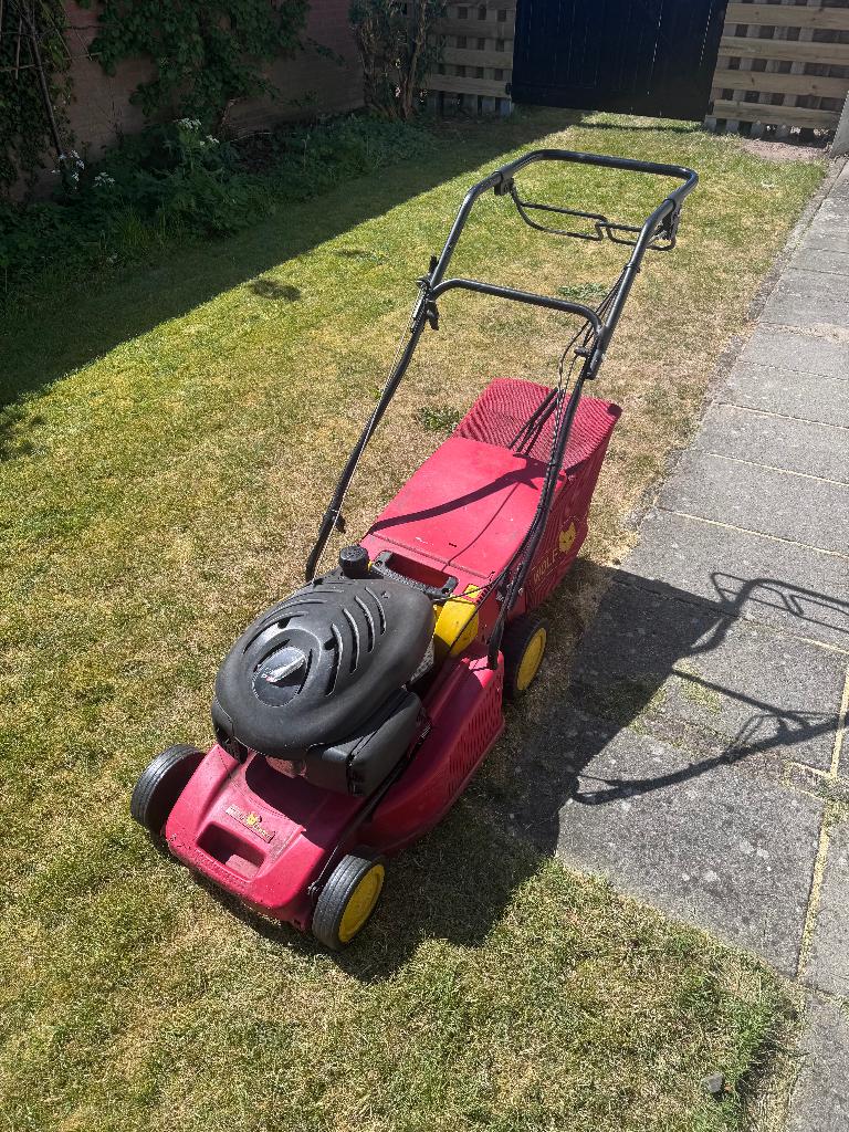Wolfgarten grasmaaier OHV 45, Tuin en Terras, Grasmaaiers, Ophalen, Gebruikt, Benzine-grasmaaier, Wolfgarten
