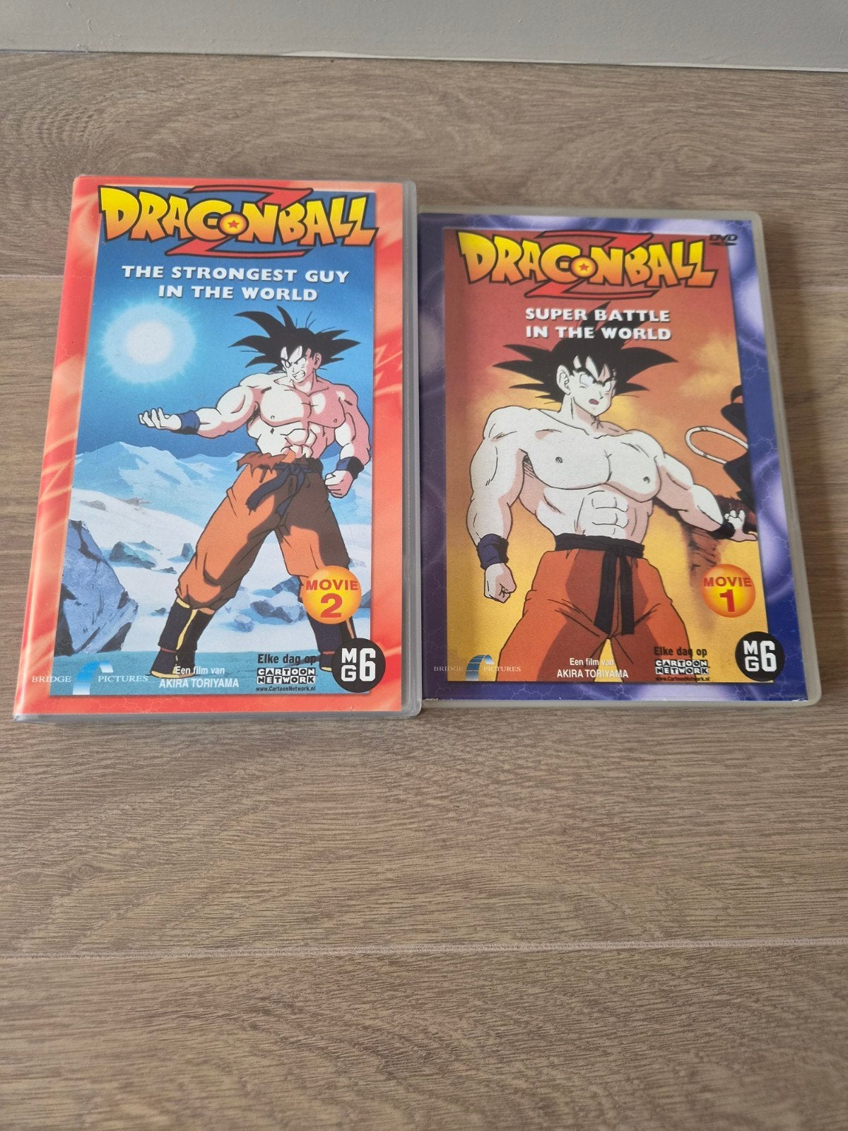Dragonball Z DVD en VHS - The Strongest Guy & Super Battle, Cd's en Dvd's, Gebruikt, Tekenfilm, Anime (Japans), Ophalen of Verzenden